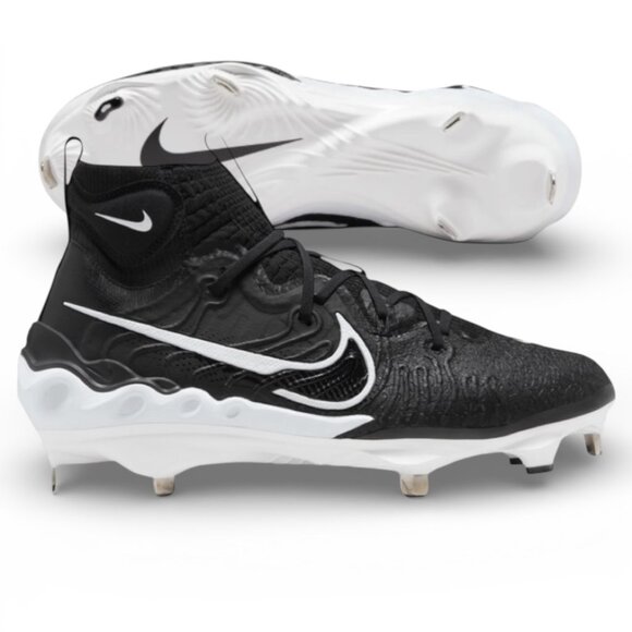 Nike Alpha Huarache NXT Metal Mens Baseball Cleats Size 13 Black/White (NEW) main image 9